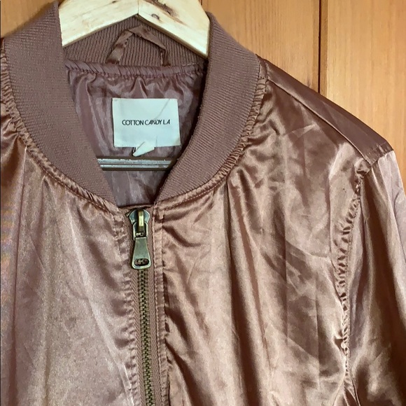 COTON CANDY | Satin Bomber Jacket - Picture 5 of 13